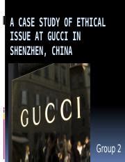 does gucci use sweatshops|A case study of ethical issue at Gucci in Shenzhen, China.